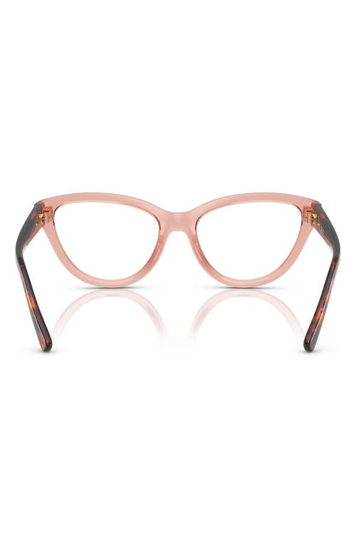 Vogue 52mm Cat Eye Optical Glasses In Pink