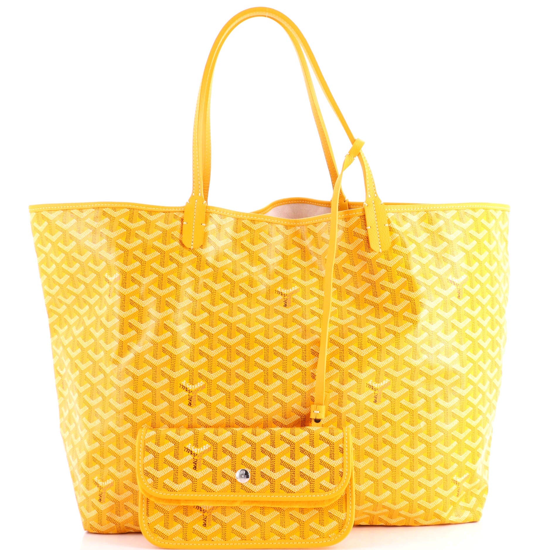 Pre-Owned Goyard Saint Louis Tote Coated Canvas GM, Alternate, color, Orange