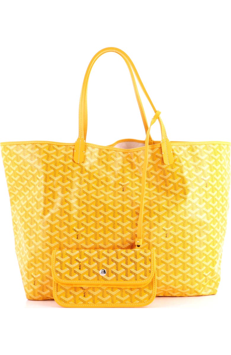 Pre-Owned Goyard Saint Louis Tote Coated Canvas GM, Alternate, color, Orange
