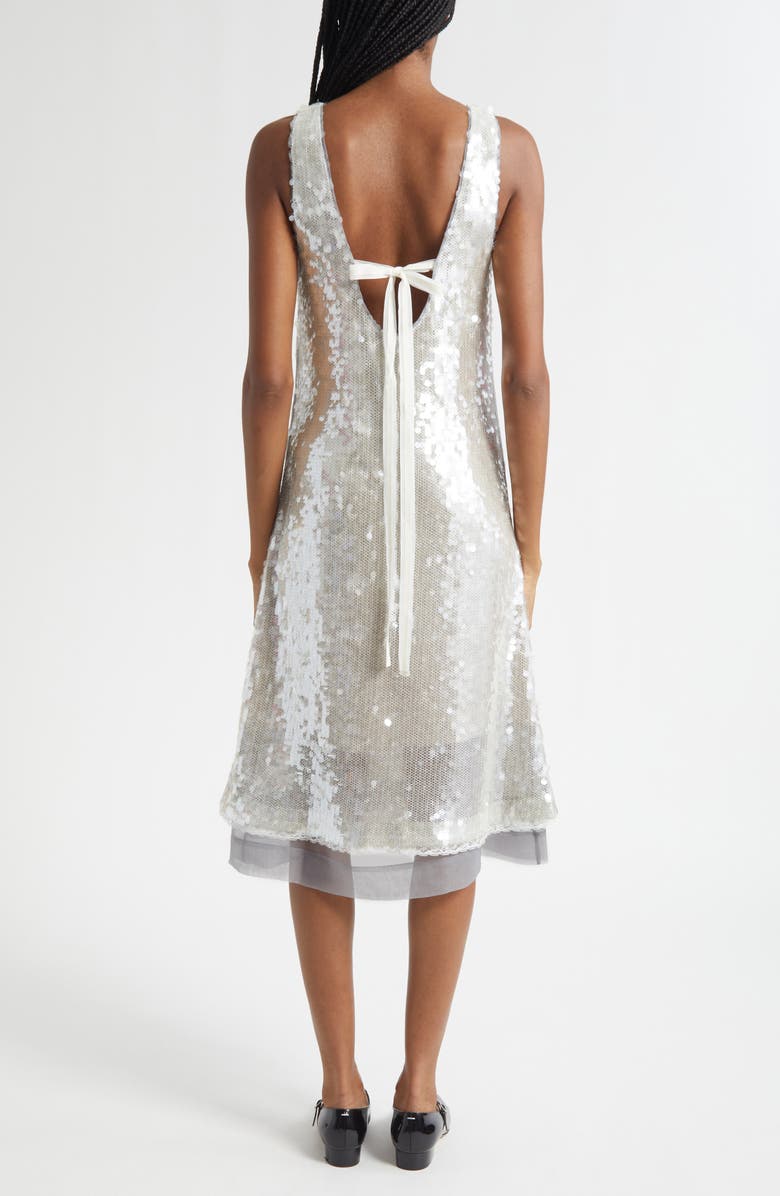 3.1 Phillip Lim Sequin Tank Dress, Alternate, color, Fog