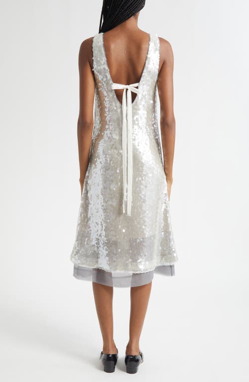 3.1 Phillip Lim Sequin-embellished Midi Dress In Gray