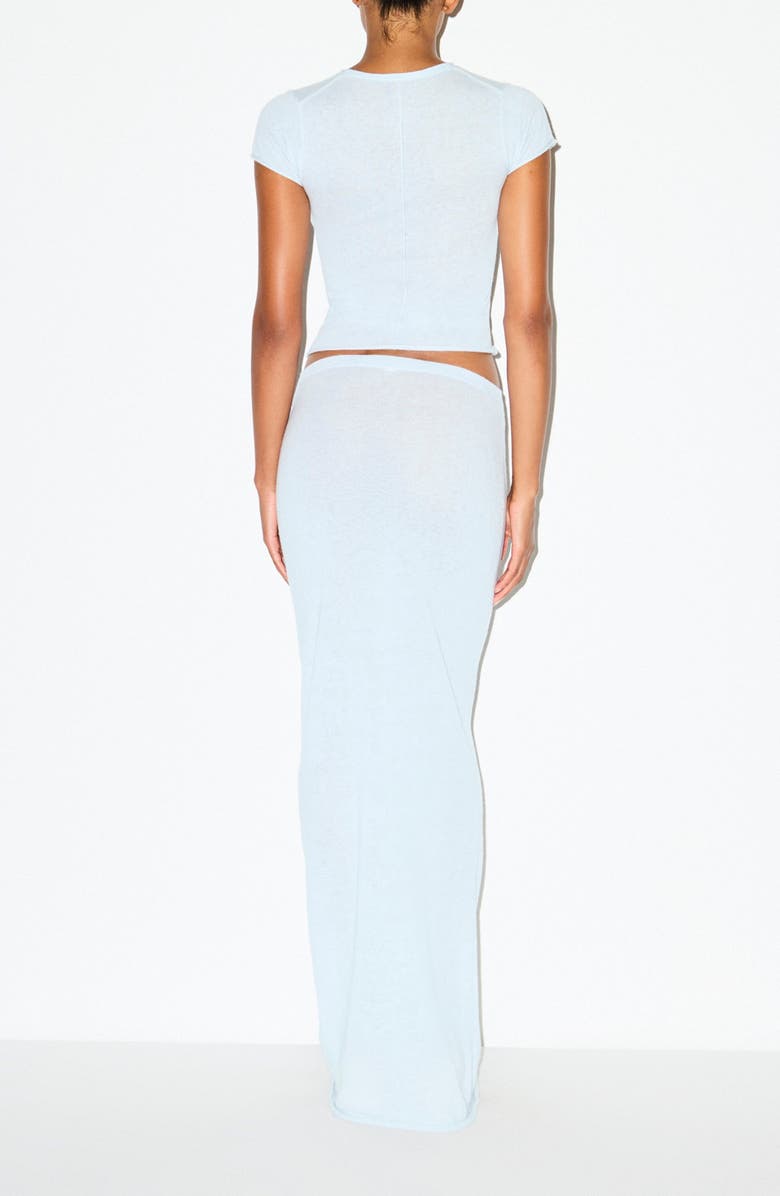 SKIMS Cashmere T-Shirt, Alternate, color, Pearl