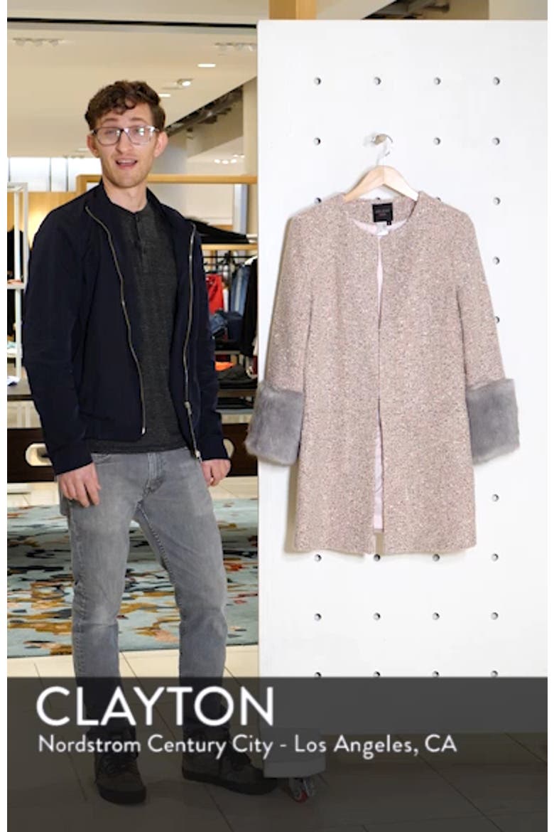 Edge to Edge Faux Fur Cuff Jacket video