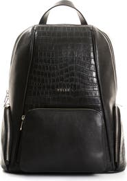 Velez Embossed Leather Backpack