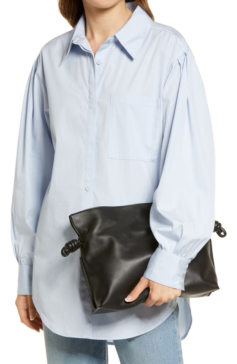 Loewe Flamenco Leather Clutch, Alternate, color,