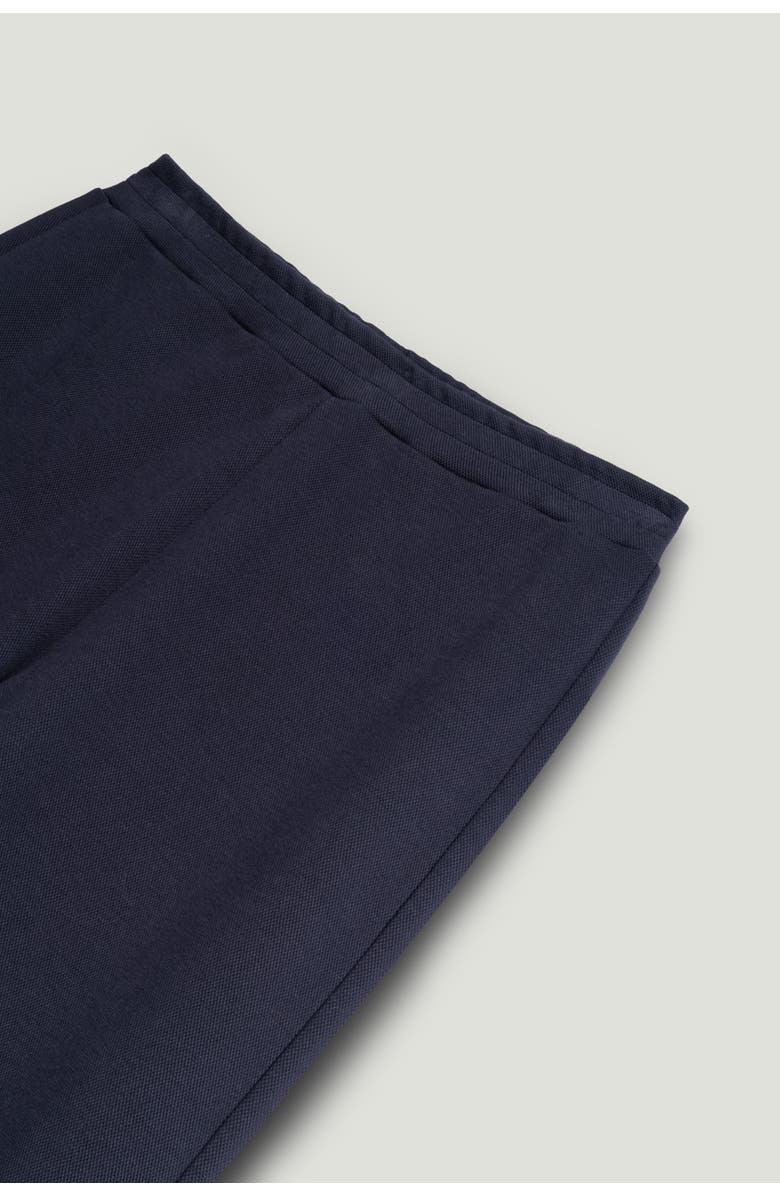 Nocturne Wide-Leg Jersey Pants, Alternate, color, Navy Blue