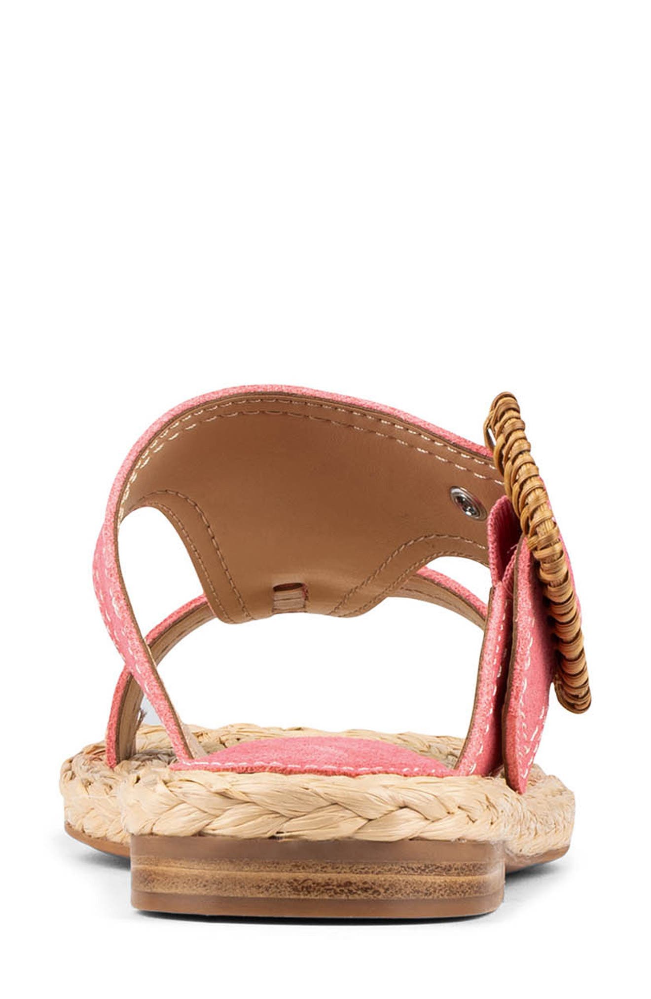 Hilari Leather Slide Sandal, Alternate, color, PINK
