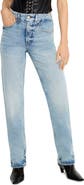 Good American Good Icon High Waist Straight Leg Jeans