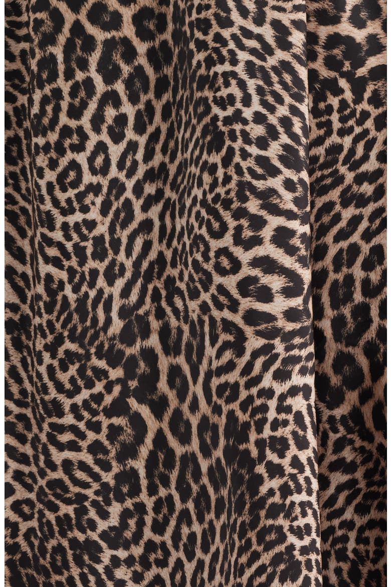 Violet Leopard Print A-Line Skirt, Alternate, color, NATURAL MULTI