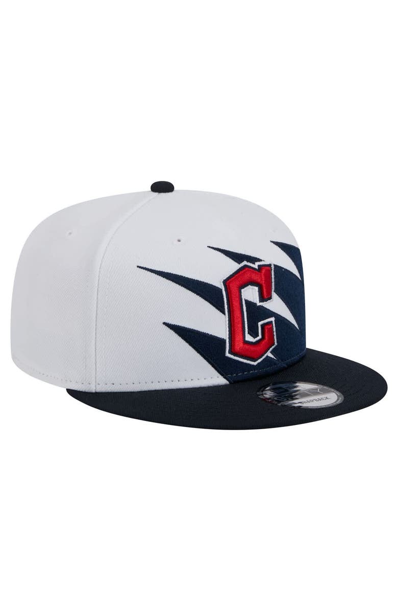New Era Men's New Era Navy/White Cleveland Guardians Jagged 9FIFTY Snapback Hat, Alternate, color, Navy
