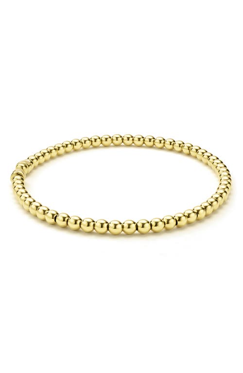 Lagos Caviar Gold 18k Gold Cuff Bracelet In Gold