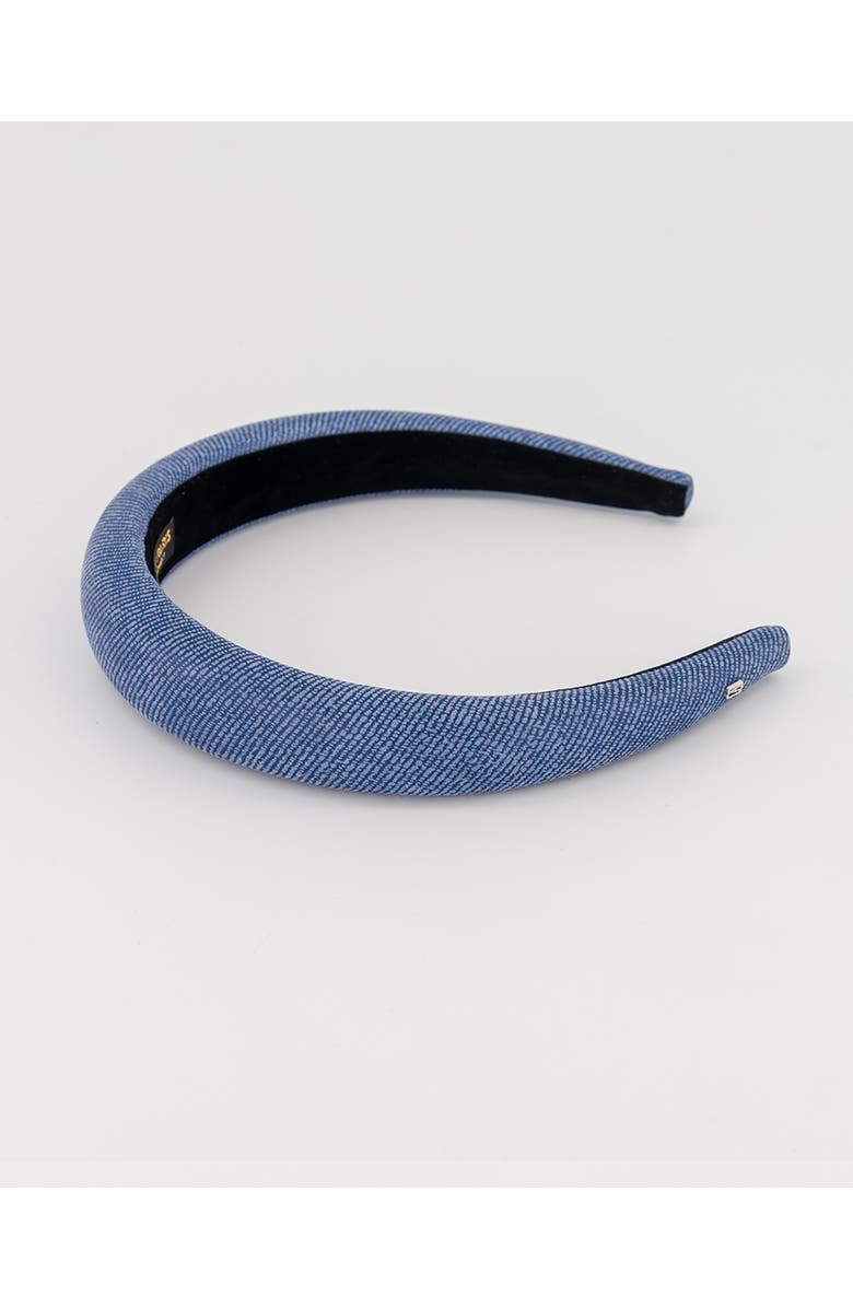 Alexandre de Paris Denim Headband, Alternate, color, Denim