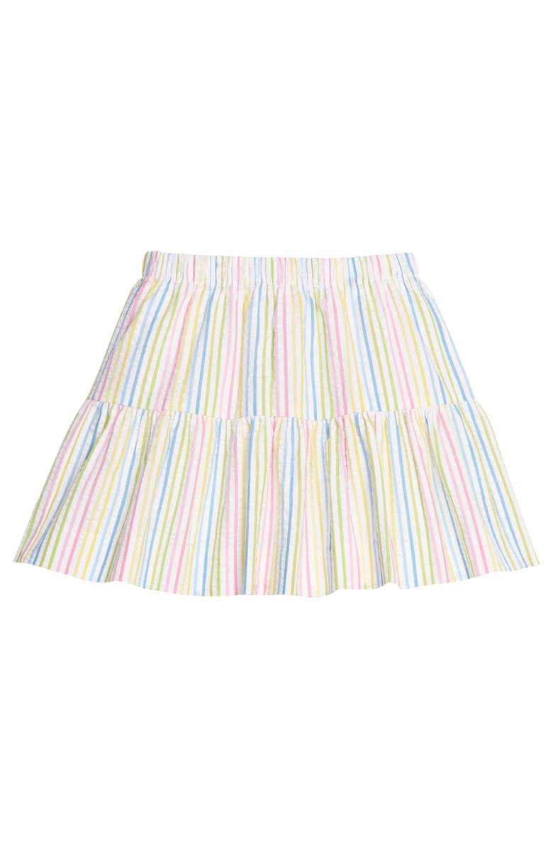 Little English Kids' Jillian Skirt, Main, color, Rainbow Stripe Seersucker