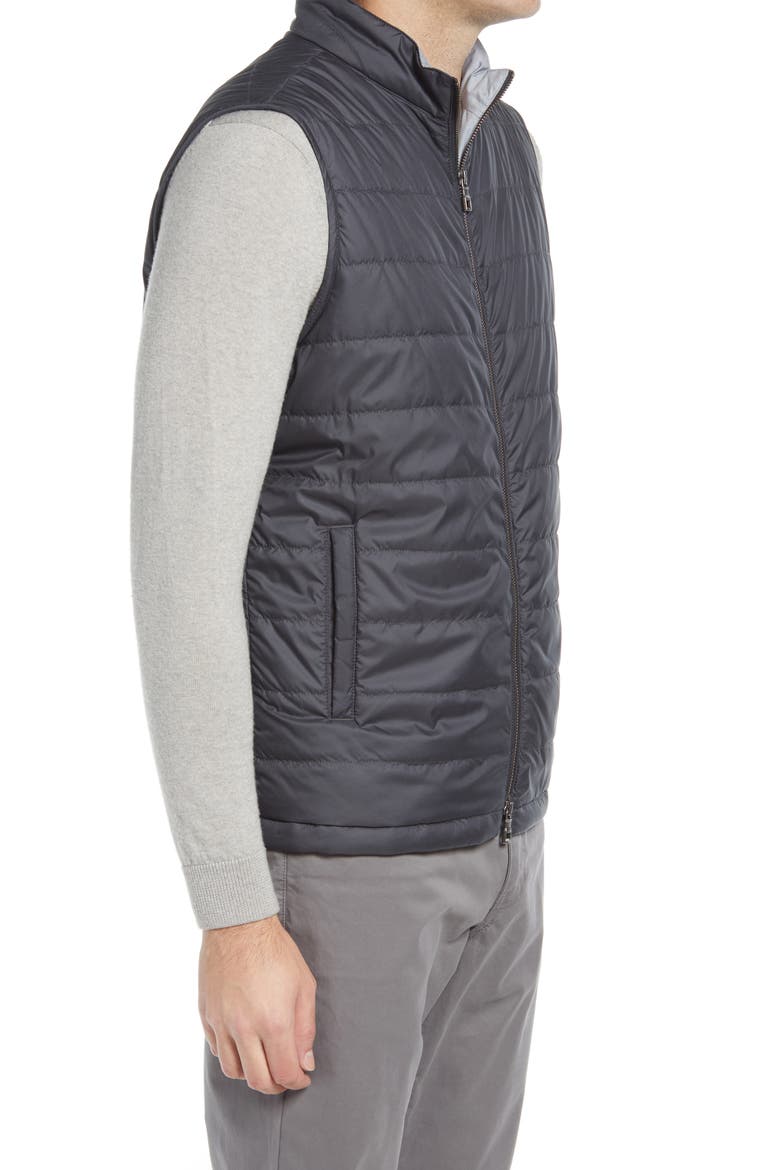 Men's Willamette Quilted Vest, Alternate, color, BLACK
