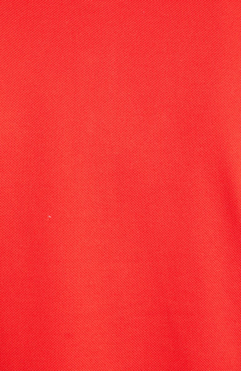 Givenchy Address Tape Short Sleeve Piqué Polo, Alternate, color,