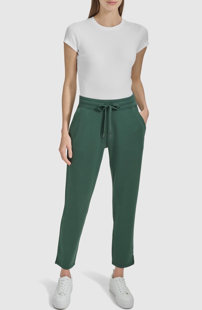 Andrew Marc Sport Lightweight Scuba Knit Ankle Pants, Alternate, color, 