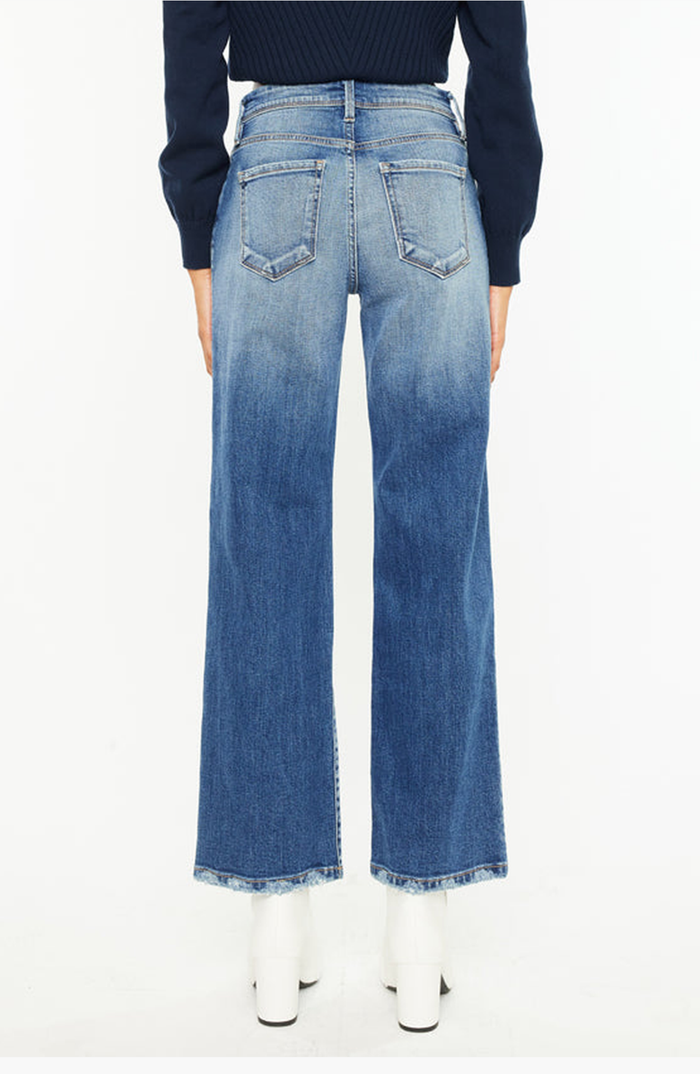 KanCan Premier Angela Premier High Rise Slim Wide Leg Jeans, Alternate, color, Medium Wash