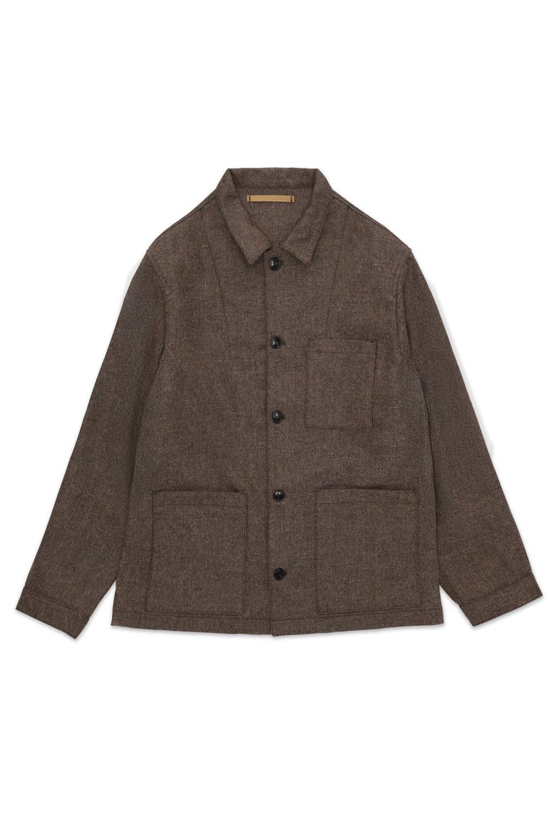 Herringbone Work Jacket, Main, color, Multicolor