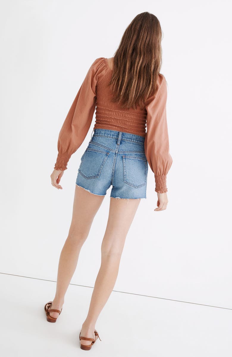 Madewell The Perfect Jean Short Tencel<sup>®</sup> Lyocell Edition, Alternate, color,