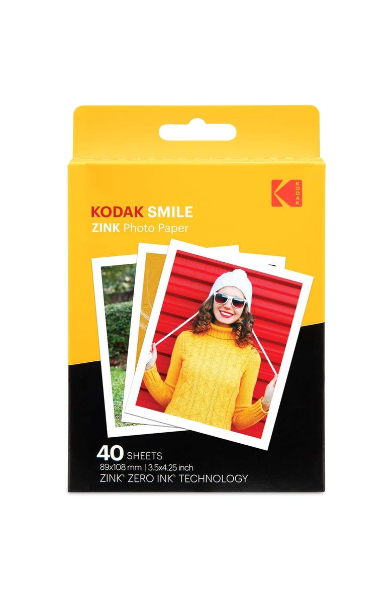 Kodak Premium Zink Paper 40 Sheets Refill, Main, color, White