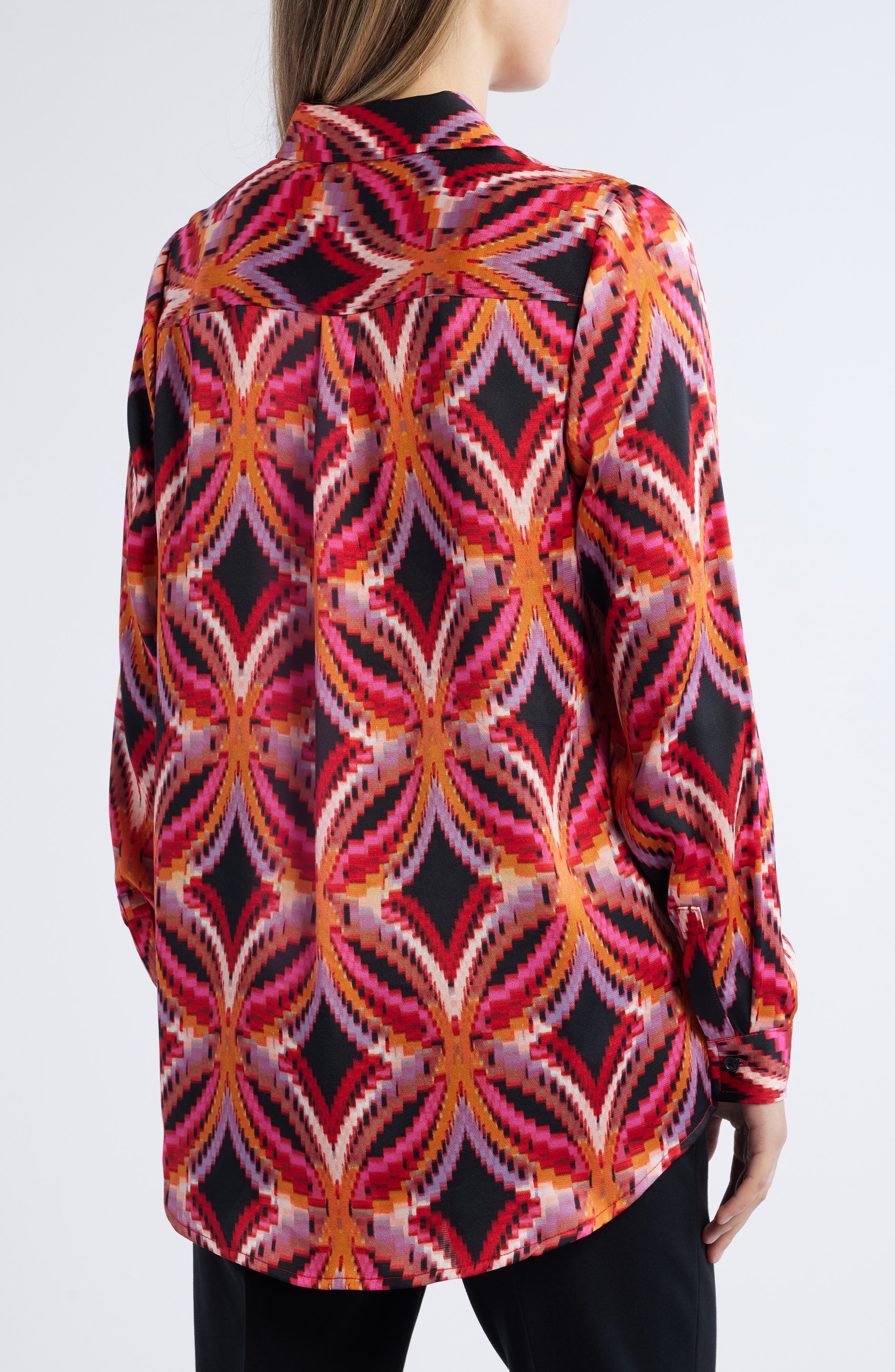Satin Button-Up Top - image 2