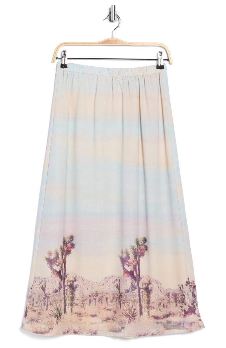 DR2 by Daniel Rainn Desert Scent Maxi Skirt, Main, color, Sky