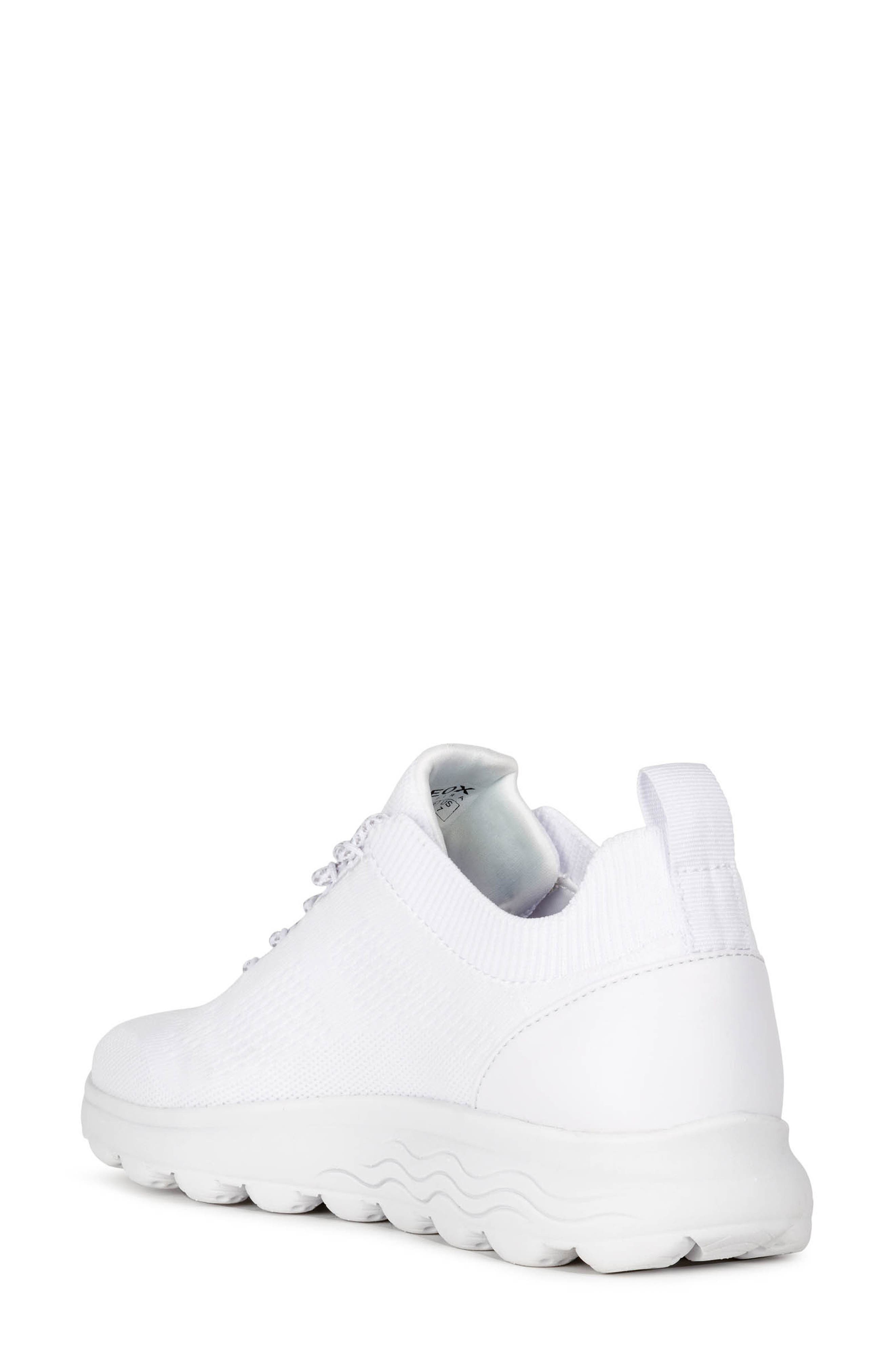 Geox Spherica Sneaker, Alternate, color, White