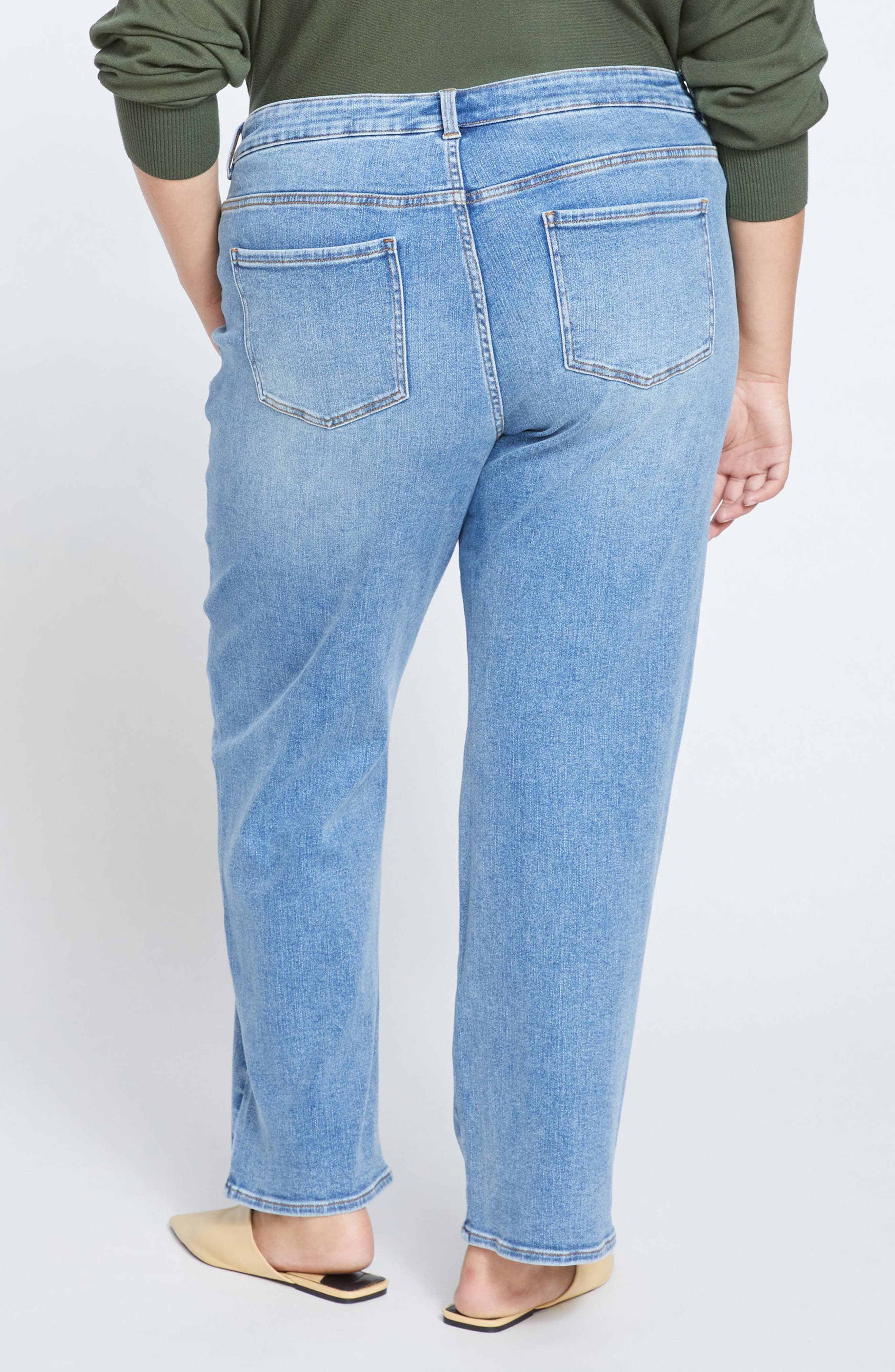 Etta High Waist Ankle Straight Leg Jeans - image 4