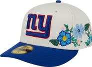 New Era Men's New Era Cream/Royal New York Giants Tonal Floral 59FIFTY Fitted Hat