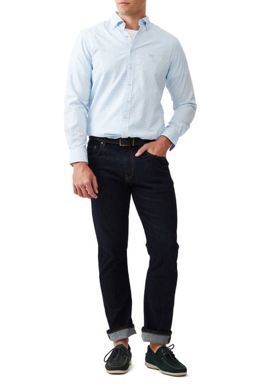 Rodd & Gunn Gunn Check Oxford Sports Fit Shirt In Malibu