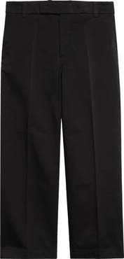 Thom Browne Cotton Twill Crop Chinos
