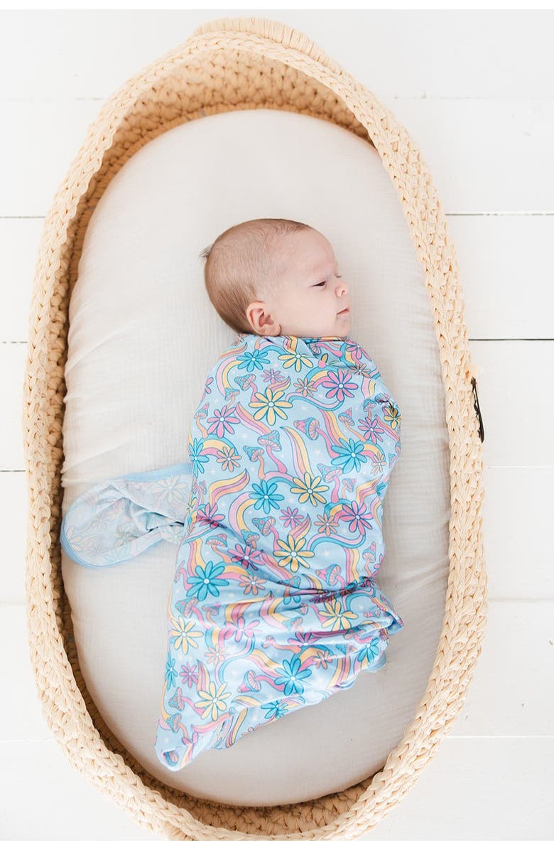 Charlie Lou Baby<sup>®</sup> Groovy Fall After All Swaddle, Alternate, color, Blue