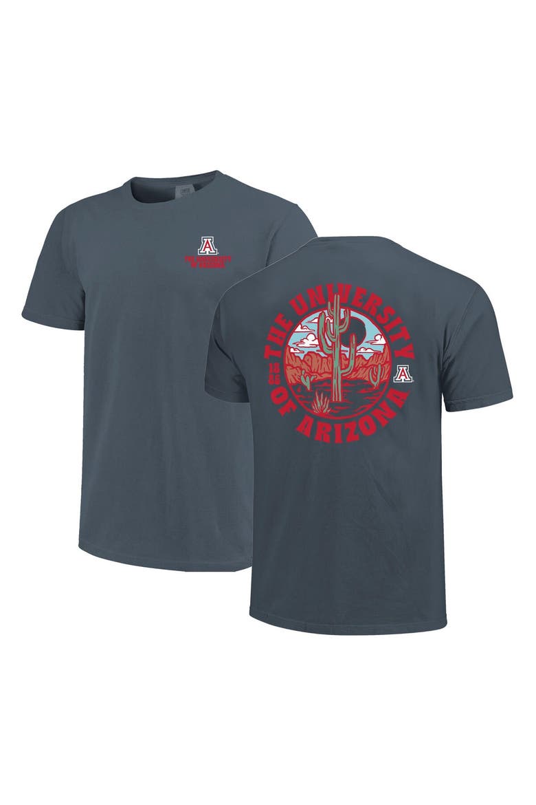 Men's  Navy Arizona Wildcats Comfort Colors Thick Lined Landscape T-Shirt, Main, color, Navy