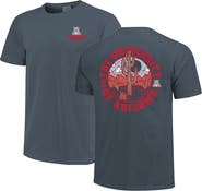 IMAGE ONE Men's  Navy Arizona Wildcats Comfort Colors Thick Lined Landscape T-Shirt