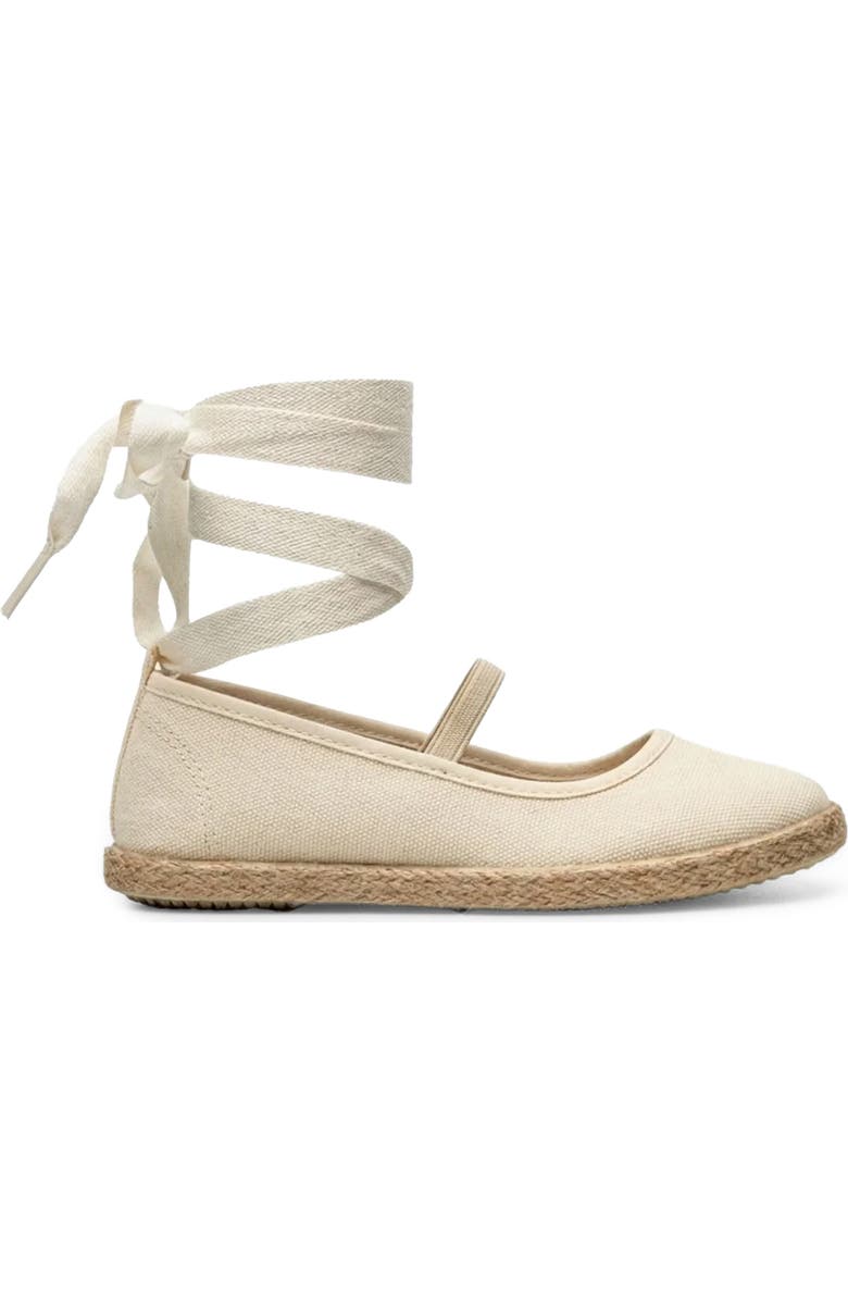 CHILDRENCHIC Kids' Maca Ankle Wrap Espadrille Flat, Main, color,