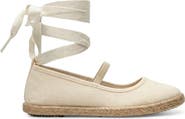 CHILDRENCHIC Kids' Maca Ankle Wrap Espadrille Flat