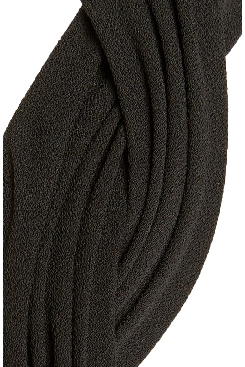 Braided Pleated Headband, Alternate, color, BLACK
