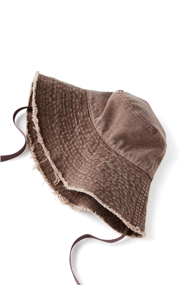 Body Women's Body Canvas Bucket Hat, Main, color, Chocolate