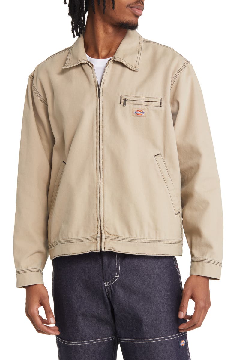 Dickies Contrast Stitch Duck Canvas Jacket, Alternate, color,