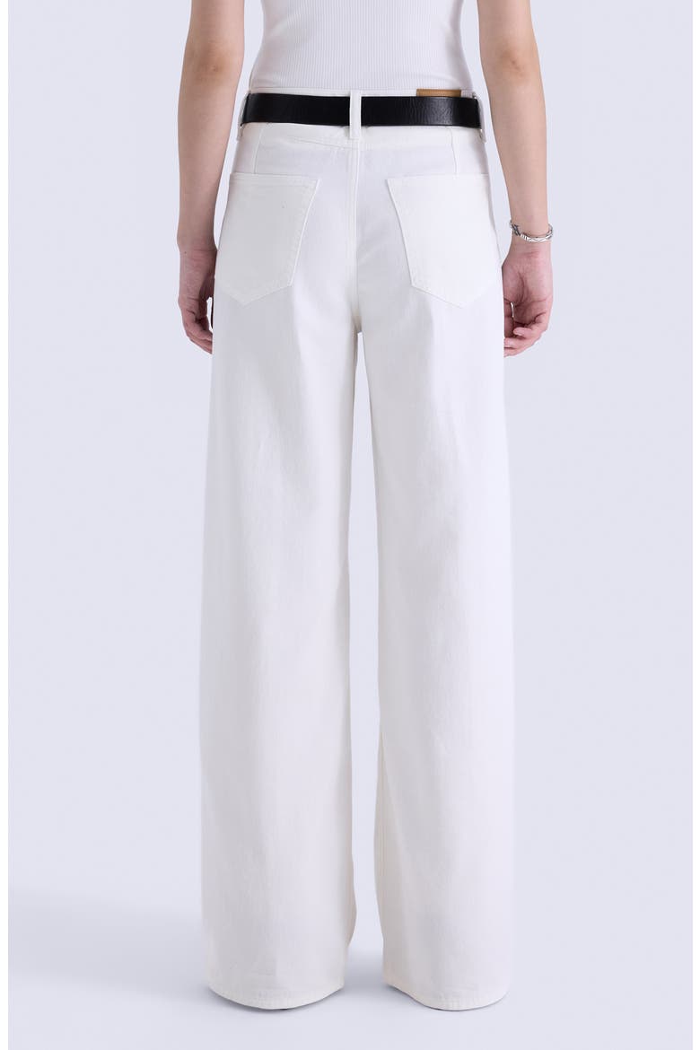 Sydney High Waist Wide Leg Jeans, Alternate, color, EGRET