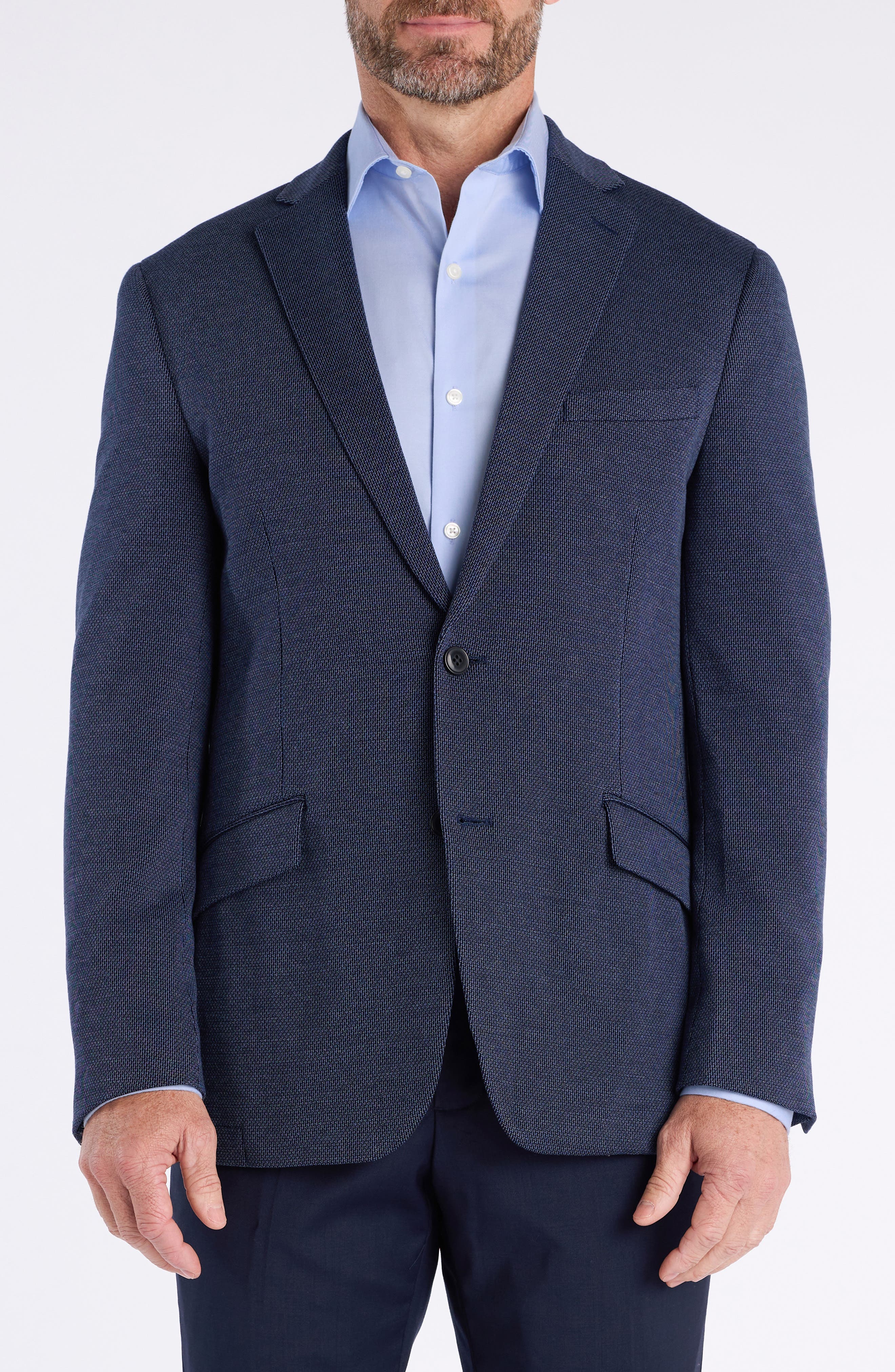 SAVILE ROW CO Textured Knit Sport Coat