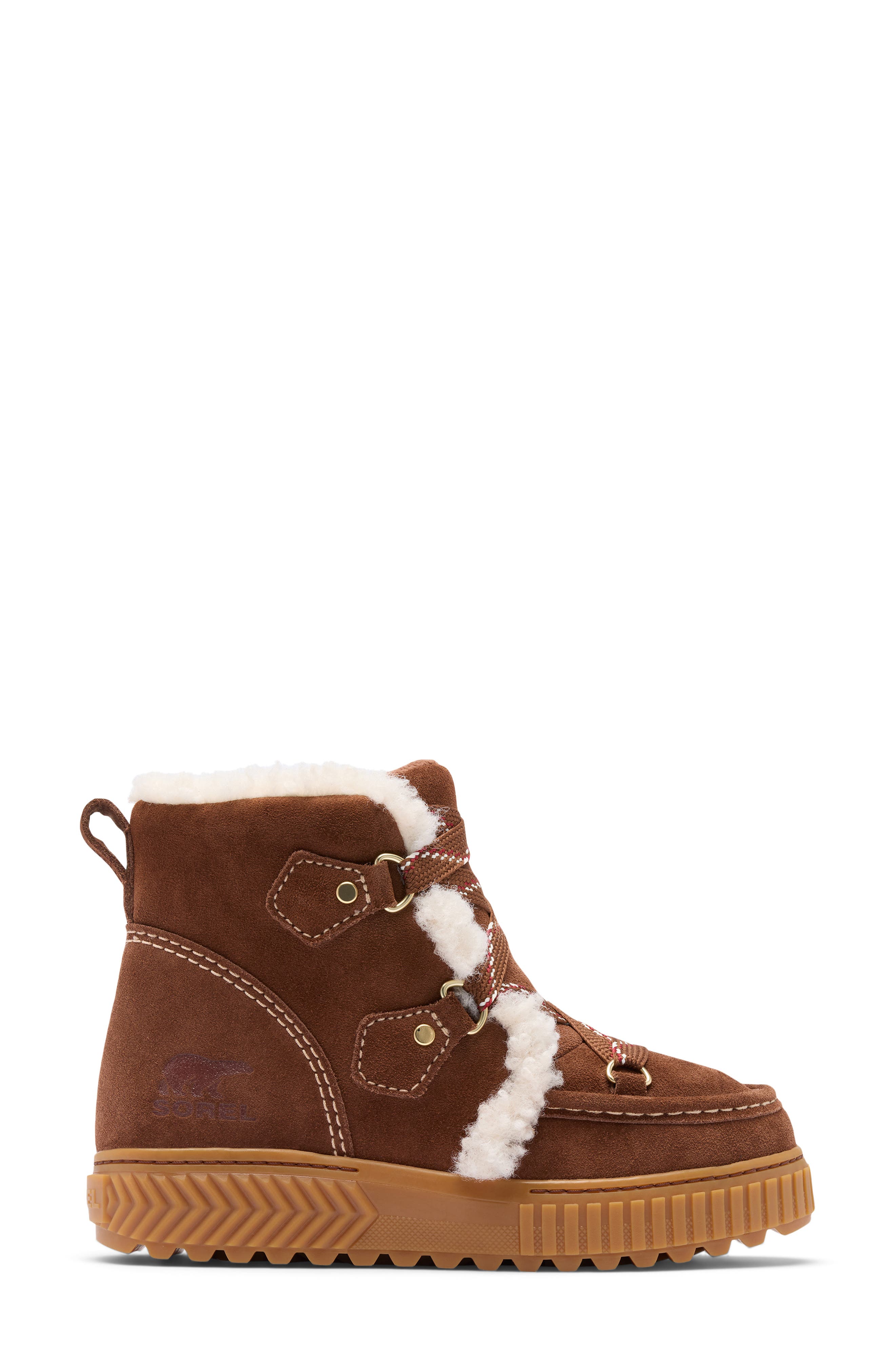 Ona Ave Alpine Plus Waterproof Boot, Alternate, color, DARK AUBURN/ GUM 2