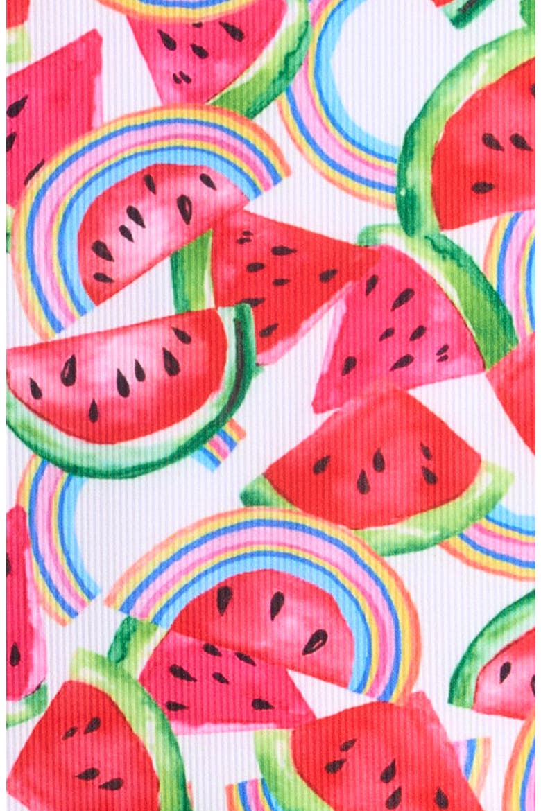 Kids' Ruffle Watermelon Two-Piece Swimsuit, Alternate, color, PINK WATERMELON