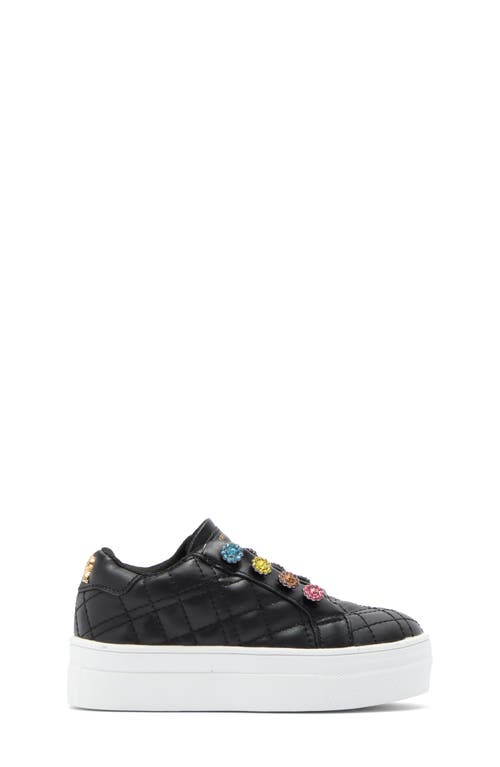 Kurt Geiger London Kids' Mini Liviah Slip-on Sneaker In Black Multi