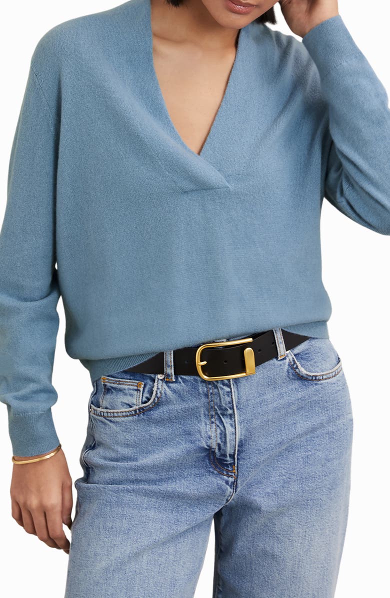 Reiss Mia Relaxed Fit Sweater, Main, color, Blue