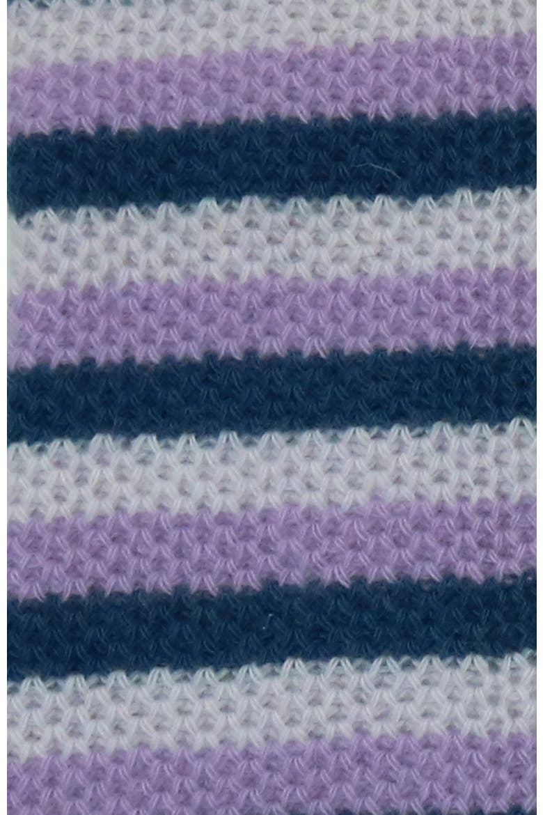 Cashmere long striped gloves, Alternate, color, Orchid/Purple