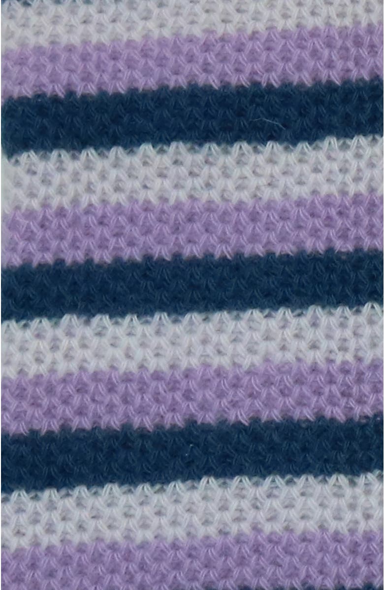 Portolano Cashmere long striped gloves, Alternate, color, Orchid/Purple