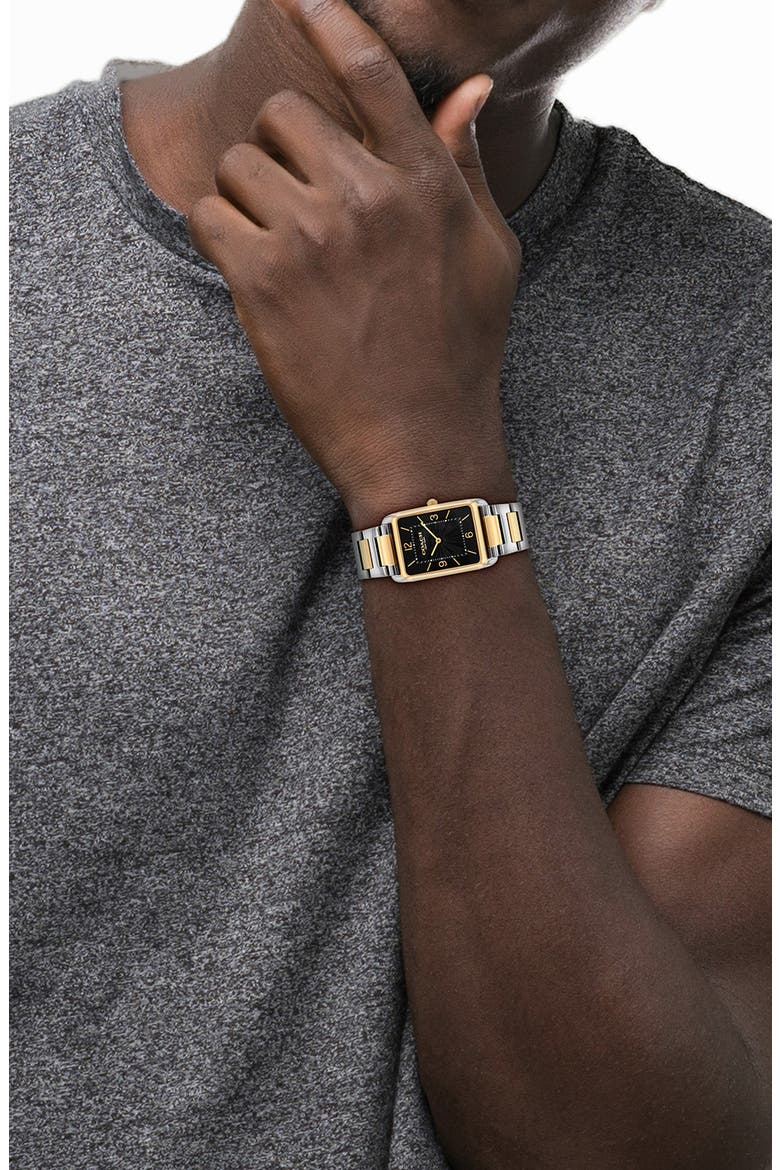 Elliot Bracelet Watch, 26mm, Alternate, color, GOLD SILVER
