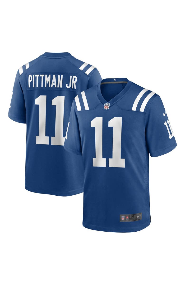 Nike Men's Nike Michael Pittman Jr. Royal Indianapolis Colts Player Game Jersey, Main, color, Royal
