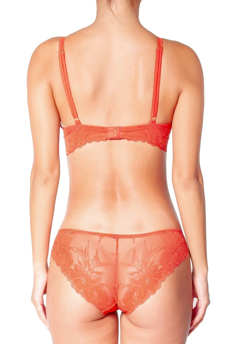 Brandy Wireless Bra, Alternate, color, BRICK